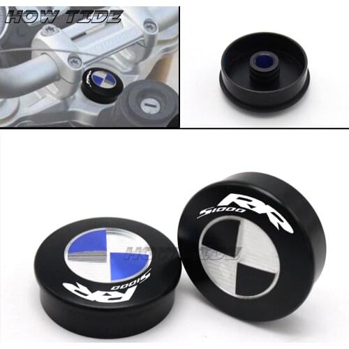 Hot sale CNC High Quality Upper Top Front Fork Center Covering Cap Yoke Plug Protector For BMW S1000RR 2010-2017 Upper Fork Cove