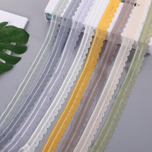 5 Yards Lace Ribbon 25mm Wide Embroidered Lace Trim Trimmings Clothing Underwear for Sewing Accessories