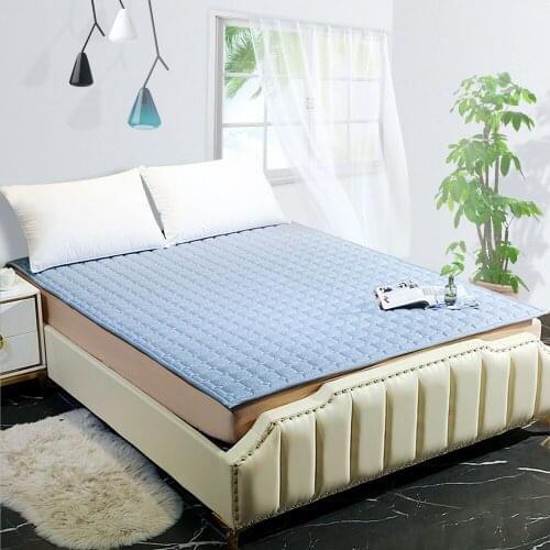 Multifunctional Mattress Covers Protection Pad Cover Pad Tatami Bed Mat Elastic Folding Outdoor Mat Blue Pink