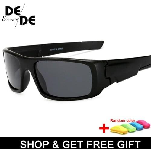 Polarized Night Driving Glasses For Men High Quality Anti Glare Safety Night Vision Square Sunglasses Eyewears Gafas with box