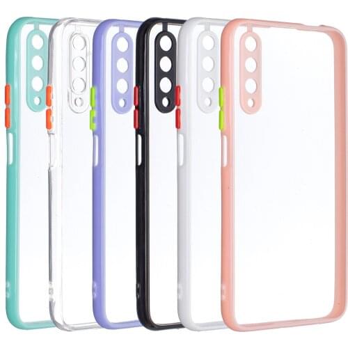 Soft Bumper Hard Back Clear Shockproof Phone Case for Huawei Y9S / Honor X9 / X9 Pro Transparent Phone Shell Cover