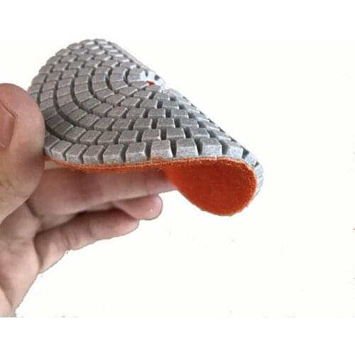 10pcs 3 Inch (75mm) Concrete Marble Granite Polishing Backing Pad 50-3000 Grit Diamond Sanding Grinding Disc Kit