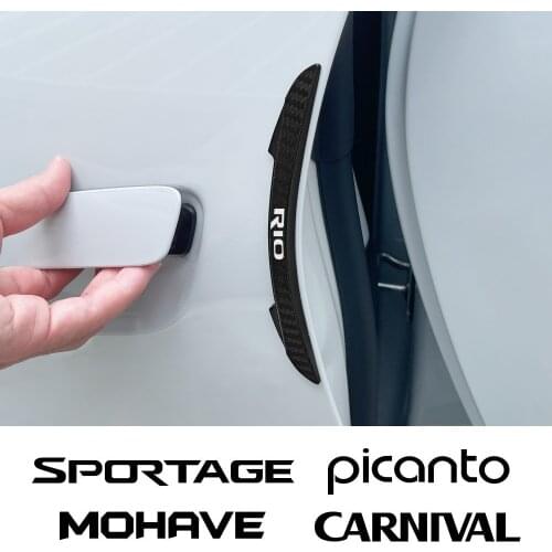 For Kia SPORTAGE RIO PICANTO MOHAVE CARNIVAL SELTOS CARENS NIRO CERATO VENGA STINGER K5 Car Door Scratch Protector Strip Sticker