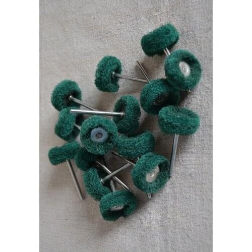 NEW 15pc 1" Scouring pad Sanding Polishing wheel Grinding wheel Burnish wheel Fits Dremel Die Grinder Rotary Tools