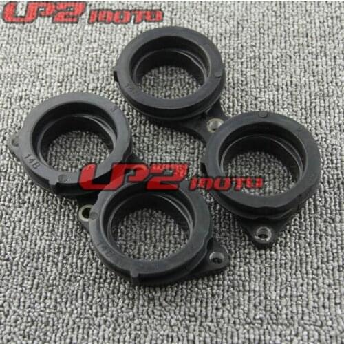 New For Yamaha YZF R1 2009-2014 carburetor connector adapter MANIFOLD carburetor Interface rubber gum 4PCS Interface glue