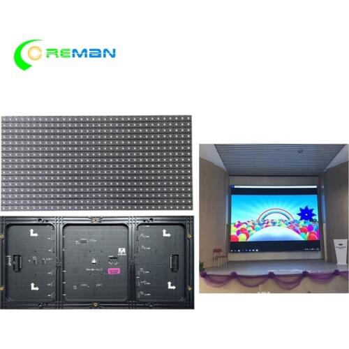 P10 SMD 3IN1 RGB full color led display module indoor/semi-outdoor LED panel, 1/8 scan 320*160mm