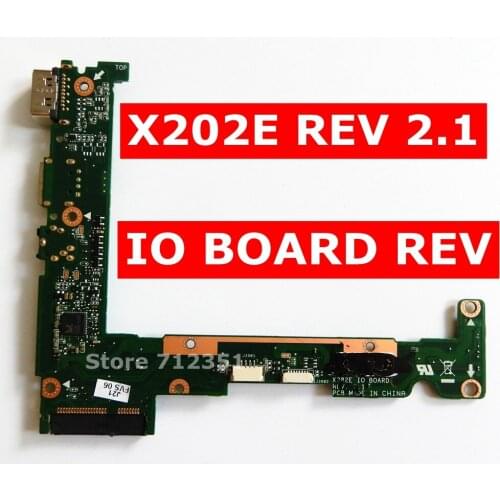 X202E IO BOARD REV 2.1 For ASUS X202E S200E X201E X202 X201 S200 USB AUDIO SD CARD BOARD X202E IO BOARD Test 100% OK