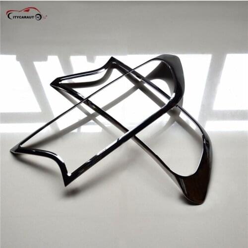 Fit For Ranger 2015 2018 ABS Chrome Auto Lamp Hood Covers Decorations trim Headlight Lamp Shade Front Light Lamp Cover 2pcs/set