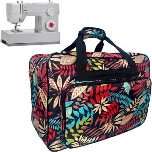 Durable Nylon Sewing Machine Carry Bag Lightweight Handbag Sewer Travel Sew Machine Tote Universal Tools Pouch Carrier