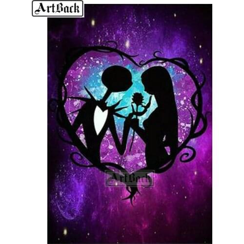 Sale diy 5d diamond painting couple love pattern full square drill rhinestone diamond mosaic person horse artwork gift ARD75