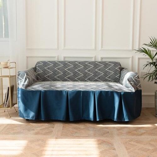 Jacquard Luxury Striped Sofa Cover double three seat Sofa towel chair cover Slipcovers Protect Cover Home Decor settee covers