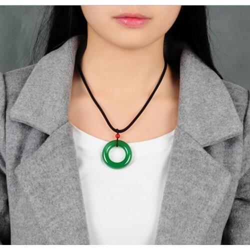 Pink White yellow black Chalcedony Carved Pendant Leaves Pendant DIY For Women Fashion Romantic Jadeites Jewelry