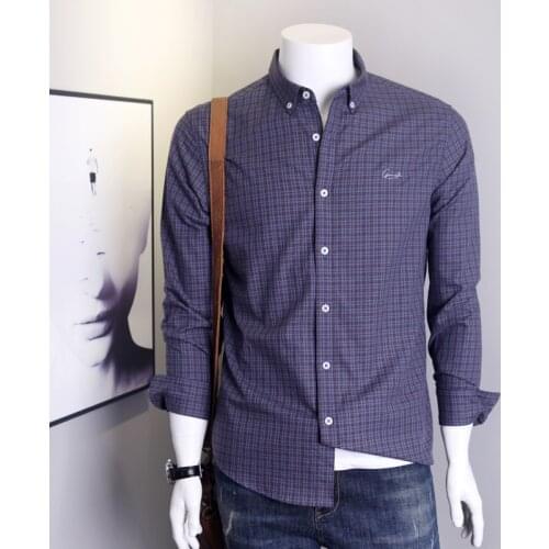 New Arrival Fashion Cotton Long Sleeve Men Autumn Comfortable Plaid Young Spring And Autumn Casual Shirts Plus Size S-4XL5XL 6XL