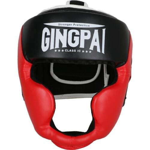 High Quality Boxing Helmet Red adult Children MMA training Muay Thai Grappling head Guard protector boxing helmets headgear Blue