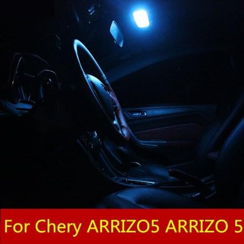 LED reading light modified car indoor top light ice blue light highlight bulb car Accessories For Chery ARRIZO5 ARRIZO 5
