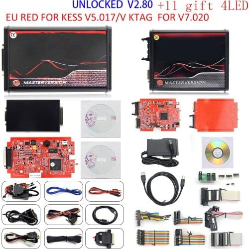V2.80 for KESS KTAG K TAG V7.020 for K-ESS K TAG V2.53 V2 V5.017 SW V2.25 v2.80 2.53 Master ECU Chip Tuning Tool 7.020 Online