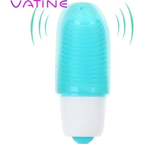 VATIN Massager Clitoris G-Spot Vaginal Stimulator Finger Vibrator Sex Toy for Woman Powerful Vibrating Waterproof