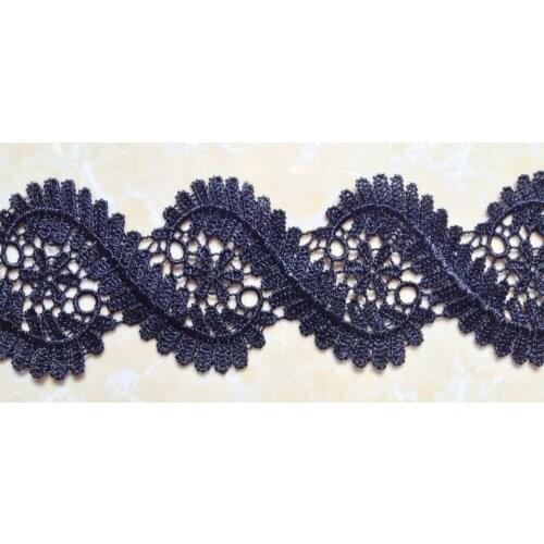6cm high quality gridding shaped water soluble embroidery lace trims,decoration accessories,XERY14329c