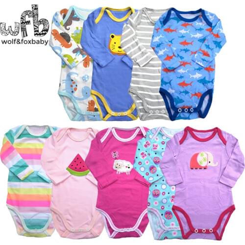 Боди с длинным рукавом для малышей Wobfaobxylf China At AliExpress