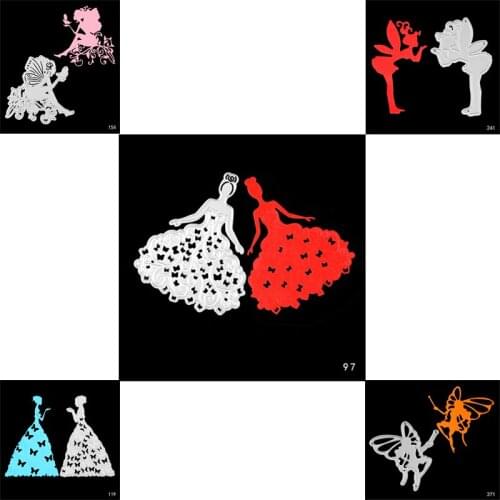 ZhuoAng Girls Metal cutting DIY Scrapbook Album Decoration Supplies Clear Stamp DIY Paper Card