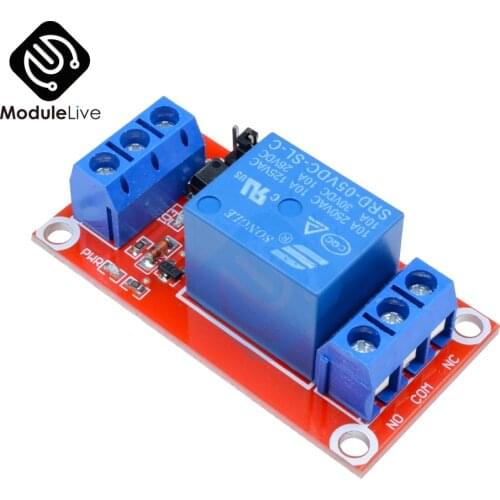1 Channel Way DC 5V Board Protector Relay Module Board With Optocoupler High Support Low For Arduino Trip Level 1CH