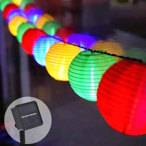 20 LED Solar String Lights Christmas Solar Powered Fairy Light Decorative Lantern Lighting for Home Garden Outdoor Waterproof