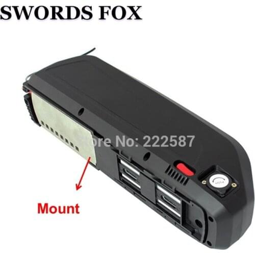 SWORDS FOX Higher Power Electric Bike Down Tube Battery 52V 11Ah New Hailong Battery for 48V 750W 1000W Bafang Motor