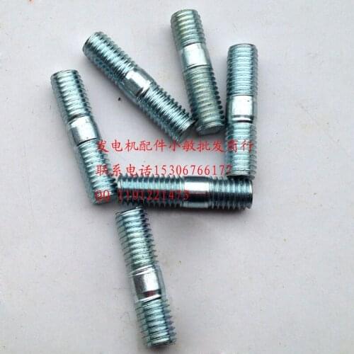 Gasoline generator accessories 168F 170F OR 188F muffler bolts 2-3 KW OR 6.5KW studs