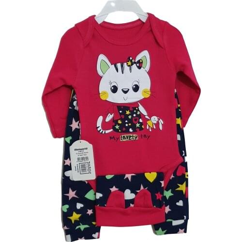 Baby Girl Bodysuit Set of 3 pieces