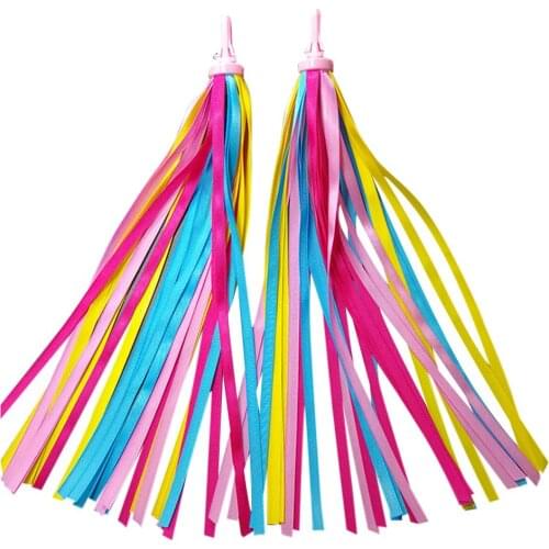 Child Bike Handlebars Streamers Colorful Streamers For Scooter Bike Handlebars Streamers Tassel Ribbons Accessories