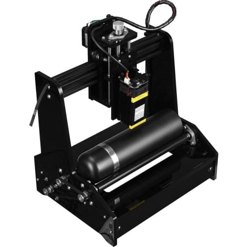 Diameter 15-100mm Small Logo Engraver Laser Machine 15W Leather Marking Leather Craft Tools Metal Acrylic Engraving