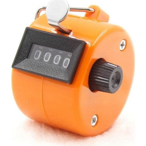 By dhl FEDEX 100pcs Hand Tally Click Counter with 4 Digital Number Finger Display