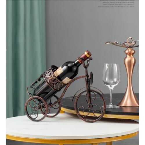 Creative Metal Wine Rack Hanging Wine Glass Holder Bar Stand Bracket Display Stand Bracket Decor Simple wine rack decorations