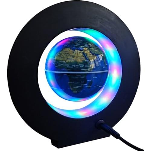 Creative Anti Gravity Globe Magnetic Levitation Floating Globe World Map with LED Night Light Novelty Lighting Office Boys Gift