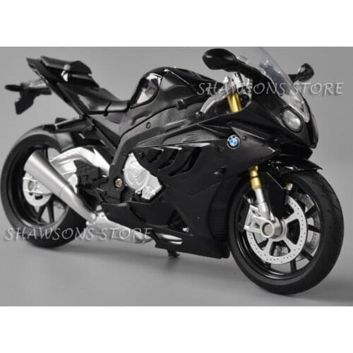 1:12 Scale Diecast Motorcycle Model Toys S1000RR Sport Bike Miniature Replica Collectable
