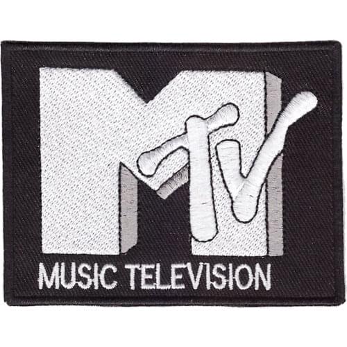 MTV RETRO MUSIC TELEVISION Iron On/Sew On Patch badge motif