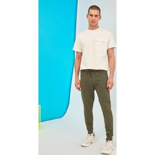 Trendyol Male Zipper Detail Slim Fit Sweatpants TMNSS21EA0079