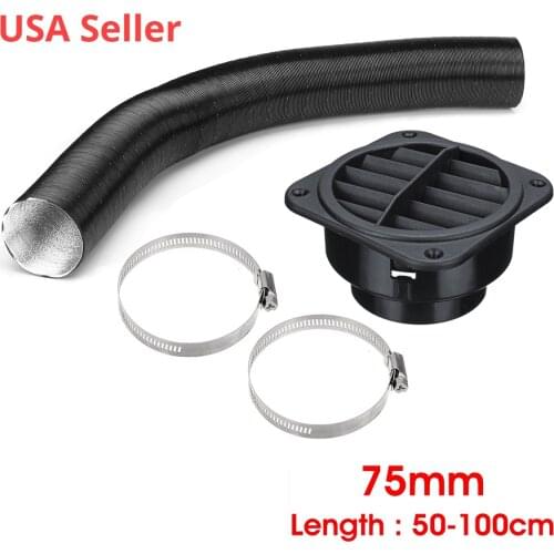 Parking Air Heater Air Outlet Pipe Car Heater Accessories Square Air Outlet for 2KW Crude Oil Air Heaters