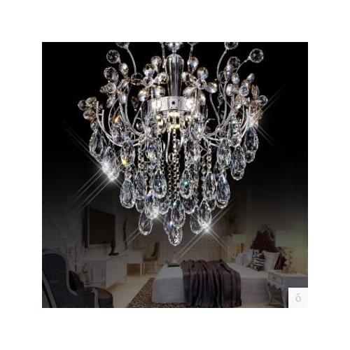 Pendant lamp LED 31W-40W Restaurant Bedroom Lamp K9 Crystal pendant Light 110-240V