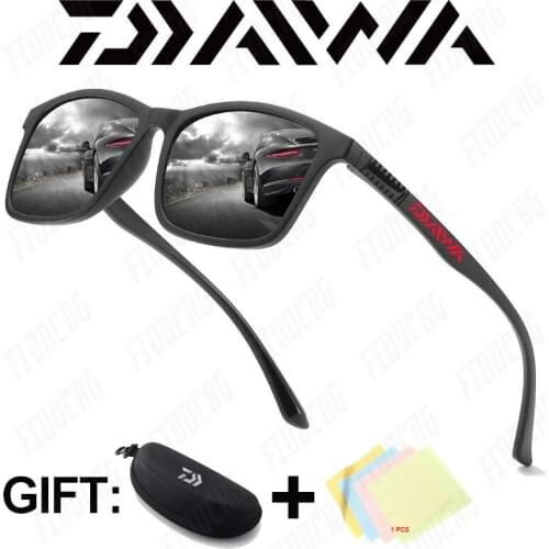 Daiwa 2021 Unisex 100% UV400 Polarised Driving Sun Glasses Outdoor Fishing Travel Cycling Sunglasses For Men Bike Accessories