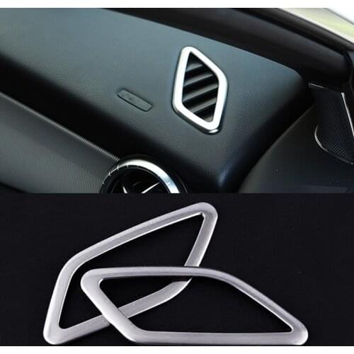 Car Styling For Mecredes Benz GLA CLA A Class ABS Dashboard Outlet Decoration Panel Trim Stickers For Benz