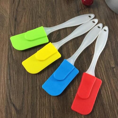 Heat-Resistant Food Grade Non Stick Butter Cooking Silicone Spatula Pastry Scraper Cake Utensils For Kitchen Convenience