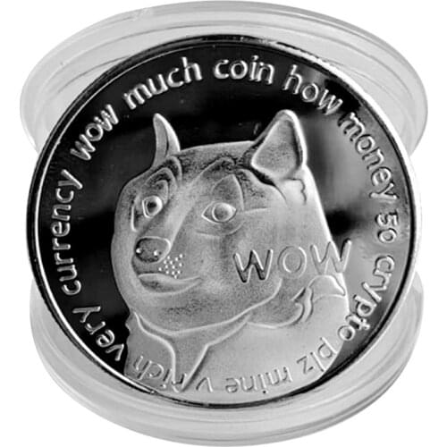 Gold/Silver Plated Ethereum Ripple Bitcoin Dogecoin TRX Ada Cardano QTUM IOTA BNB Binance Digital Currency Commemorative Coins