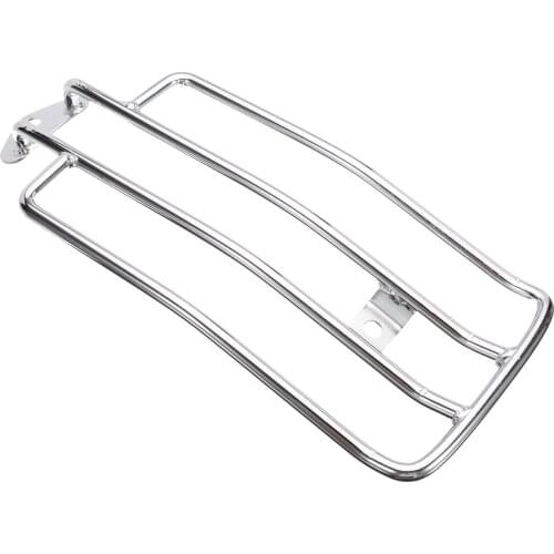 1pc 15Lb Chrome Motorcycle Solo Seat Rear Fender Luggage Rack Support Chopper Cruisers Parts Moulding Accessories