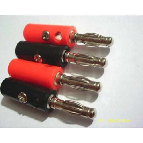 200 pcs high quality banana plug for 4mm Binding Post Speaker New