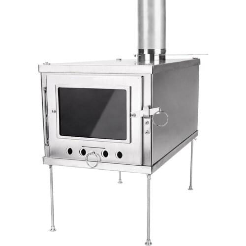 Titanium Wood Stove Accessories Spark Arrester Anti-sag Floor Glass Panel Chimney anti-scalding hood accessories