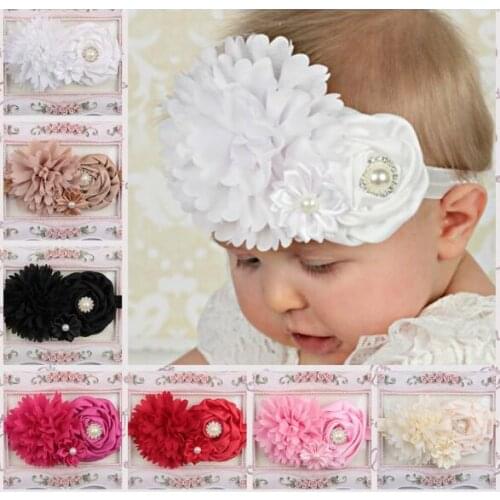 Hair Accessories My Girl 2016 Children peony flowers diamond hair band YH543