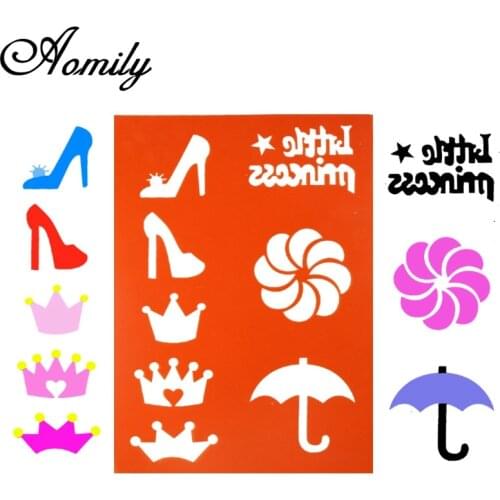 Aomily DIY Crown Heeled Shoes Pattern CupCake Mold Chocolate Cream Sugar Cutter Bakeware Paste Fondant Sugar Craft Baking Tools