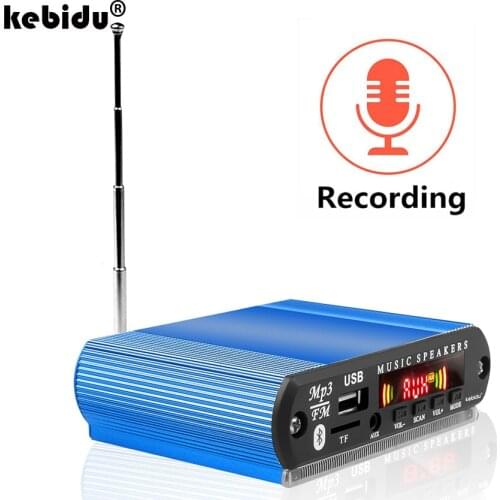 Latest Mini Car USB Digital LED Audio Amplifier Amplifier MP3 Decoder Support TF Card FM Radio Player With Remote Control