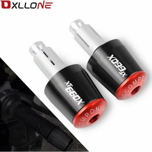For Yamaha XT660X XT 660X XT 660 X Motroecycle Accessories CNC Billet Aluminum Motorbike HBAR END CAP Handle Bar Cap End Plug
